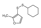 3-(cyclohexyldisulfanyl)-2-methylfuran 61197-12-4