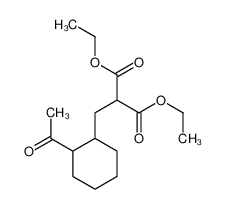 88710-70-7 diethyl 2-[(2-acetylcyclohexyl)methyl]propanedioate