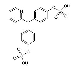 2-(4,4'-bis-sulfooxy-benzhydryl)-pyridine 10040-34-3