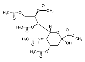 20298-34-4 methyl (5-acetamido-4,7,8,9-tetra-O-acetyl-3,5-dideoxy-β-D-glycero-D-galacto-2-nonulopyranosyl)onate