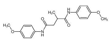 78533-09-2 spectrum, α-methylsuccinic di-p-anisidine