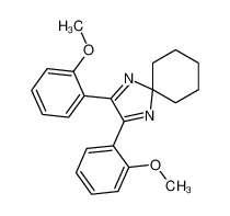 2,3-bis(2-methoxyphenyl)-1,4-diazaspiro[4.5]deca-1,3-diene 909534-11-8