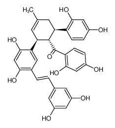 87853-51-8 structure, C34H30O9