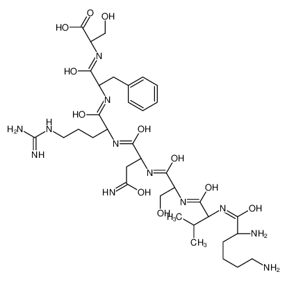 158329-15-8 structure, C36H60N12O11