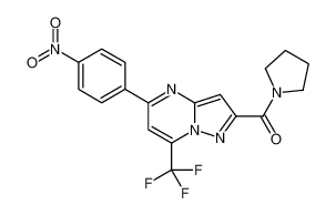 5842-46-6 structure, C18H14F3N5O3