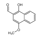 1-hydroxy-4-methoxynaphthalene-2-carbaldehyde 74222-23-4