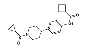 N-{4-[4-(Cyclopropylcarbonyl)-1-piperazinyl]phenyl}cyclobutanecar boxamide 604762-72-3