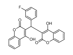 6160-02-7 3-[(3-fluorophenyl)-(4-hydroxy-2-oxochromen-3-yl)methyl]-4-hydroxychromen-2-one