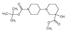 1'-tert-butyl 3-methyl 3-hydroxy-1,4'-bipiperidine-1',3-dicarboxylate 923010-85-9