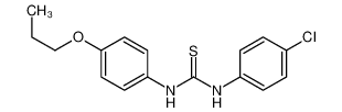 62178-47-6 1-(4-chlorophenyl)-3-(4-propoxyphenyl)thiourea