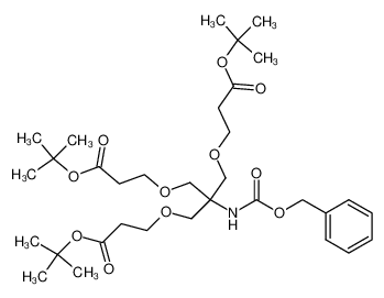 benzyl N-tris{[2-(tert-butoxycarbonyl)ethoxy]methyl}methylcarbamate 200133-20-6