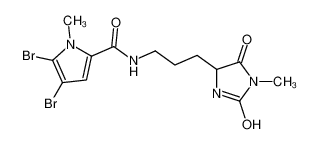 66067-05-8 4,5-dibromo-1-methyl-N-[3-(1-methyl-2,5-dioxoimidazolidin-4-yl)propyl]pyrrole-2-carboxamide