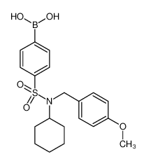 913836-13-2 structure, C20H26BNO5S