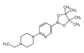 1-ethyl-4-[5-(4,4,5,5-tetramethyl-1,3,2-dioxaborolan-2-yl)pyridin-2-yl]piperazine 940285-00-7