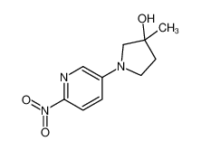 921592-90-7 3-methyl-1-(6-nitropyridin-3-yl)pyrrolidin-3-ol