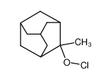 29844-86-8 spectrum, 2-methyladamantan-2-yl hypochlorite