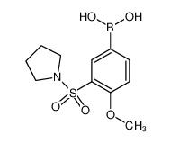 (4-Methoxy-3-(pyrrolidin-1-ylsulfonyl)phenyl)boronic acid 874219-52-0