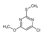 4-chloro-6-methoxy-2-methylsulfanylpyrimidine 89466-42-2