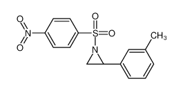 (2S)-2-(3-methylphenyl)-1-(4-nitrophenyl)sulfonylaziridine 718604-46-7