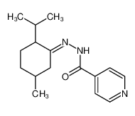 N-[(5-methyl-2-propan-2-ylcyclohexylidene)amino]pyridine-4-carboxamide