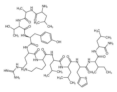 171439-62-6 structure, C65H110N16O13S