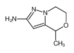 4-methyl-6,7-dihydro-4H-pyrazolo[5,1-c][1,4]oxazin-2-amine 1433857-28-3