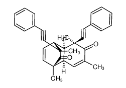 144381-48-6 1,3,5,7-tetramethyl-3,5-bis(phenylethynyl)-1,3,4,4a,5,8a-hexahydro-1,4-ethenonaphthalene-2,6-dione