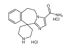 spiro[5,6-dihydroimidazo[2,1-b][3]benzazepine-11,4'-piperidine]-3-carboxamide,dihydrochloride 279253-83-7