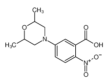 5-(2,6-Dimethylmorpholin-4-yl)-2-nitrobenzoic acid