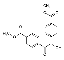 methyl 4-[1-hydroxy-2-(4-methoxycarbonylphenyl)-2-oxoethyl]benzoate 40742-02-7