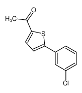 855609-52-8 1-[5-(3-chlorophenyl)thiophen-2-yl]ethanone