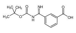 3-(N-(tert-butoxycarbonyl)carbamimidoyl)benzoic acid 886363-46-8