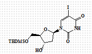 1-[(2R,4S,5R)-5-[[tert-butyl(dimethyl)silyl]oxymethyl]-4-hydroxyoxolan-2-yl]-5-iodopyrimidine-2,4-dione 98%