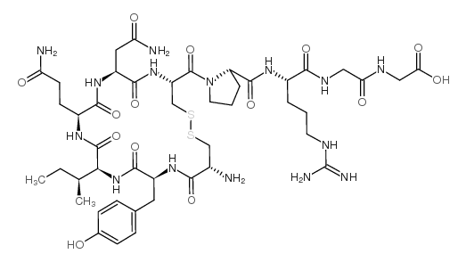 CYS-TYR-ILE-GLN-ASN-CYS-PRO-ARG-GLY-GLY (DISULFIDE BRIDGE: CYS1-CYS6))