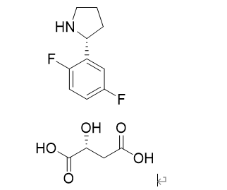 (R)-2-(2,5-difluorophenyl) pyrrolidine (R)-2-hydroxybutyric acid 98%