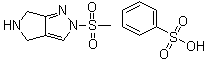 2,4,5,6-四氢-2-(甲基磺酰基)吡咯并[3,4-C]吡唑苯磺酸盐