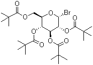 2,3,4,6-O-四特戊酰基-alpha-D-溴代吡喃葡萄糖