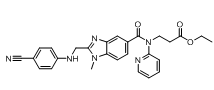 3-[[[2-[[(4-氰基苯基)氨基]甲基]-1-甲基-1H-苯并咪唑-5-基]羰基]吡啶-2-基氨基]丙酸乙酯