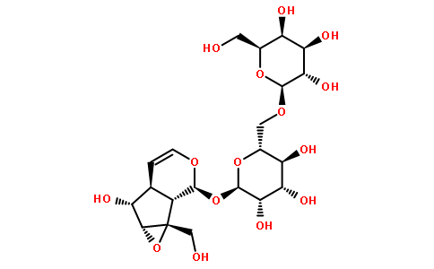 [(1aS,1b,5a,6a)-1a,1b,2,5a,6,6a-Hexahydro-6-hydroxy-1a-(hydroxymethyl)oxireno[4,5]cyclopenta[1,2-c]pyran-2-yl]6-O--D-galactopyranosyl--D-glucopyranoside 98%