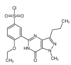 4-Ethoxy-3-(1-methyl-7-oxo-3-propyl-6,7-dihydro-1H-pyrazolo[4,3-d]pyrimidin-5-yl)benzene-1-sulfonyl chloride 