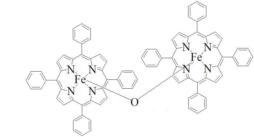 IRON (III) MESO-TETRAPHENYLPORPHINE-μ-OXO DIMER 97%