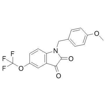 1-[(4-Methoxyphenyl)methyl]-5-(trifluoromethoxy)-1H-indole-2,3-dione