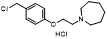 1-(2-(4-(chloromethyl)phenoxy)ethyl)azepane (hydrochloride) NLT98%