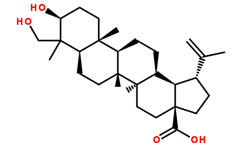 (1R,3aS,5aR,5bR,7aR,9S,11aR,11bR,13aS,13bR)-9-hydroxy-8-(hydroxymethyl)-5a,5b,8,11a-tetramethyl-1-prop-1-en-2-yl-1,2,3,4,5,6,7,7a,9,10,11,11b,12,13,13a,13b-hexadecahydrocyclopenta[a]chrysene-3a-carboxylic acid 98%