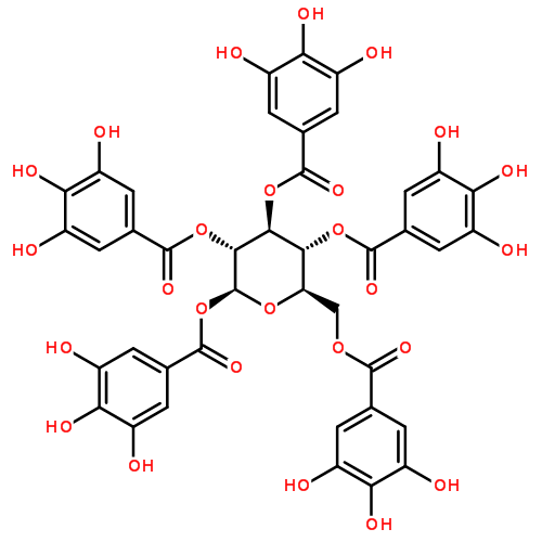 1,2,3,4,6-pentakis-O-galloyl--D-glucose 98%