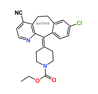 4-(8-Chloro-4-cyano-5,6-dihydro-11H-benzo[5,6]cyclohepta[1,2-b]pyridin-11 -ylidene)-1-Piperidinecarboxylic Acid Ethyl Ester %98