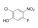 2-chloro-5-fluoro-4-nitrophenol 97%