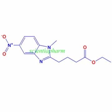 ethyl 4-(1-methyl-5-nitrobenzimidazol-2-yl)butanoate 99%