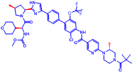 methyl ((S)-2-((2S,4S)-2-(4-(5'-chloro-4'-(6-((R)-2-methyl-4-pivaloylpiperazin-1-yl)nicotinamido)-2'-(trifluoromethoxy)-[1,1'-biphenyl]-4-yl)-1H-imidazol-2-yl)-4-methylpyrrolidin-1-yl)-2-oxo-1-(tetrahydro-2H-pyran-4-yl)ethyl)carbamate 98%