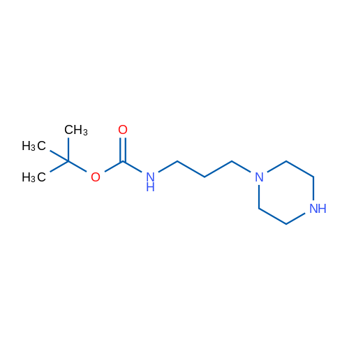 tert-Butyl (3-(piperazin-1-yl)propyl)carbamate 97%